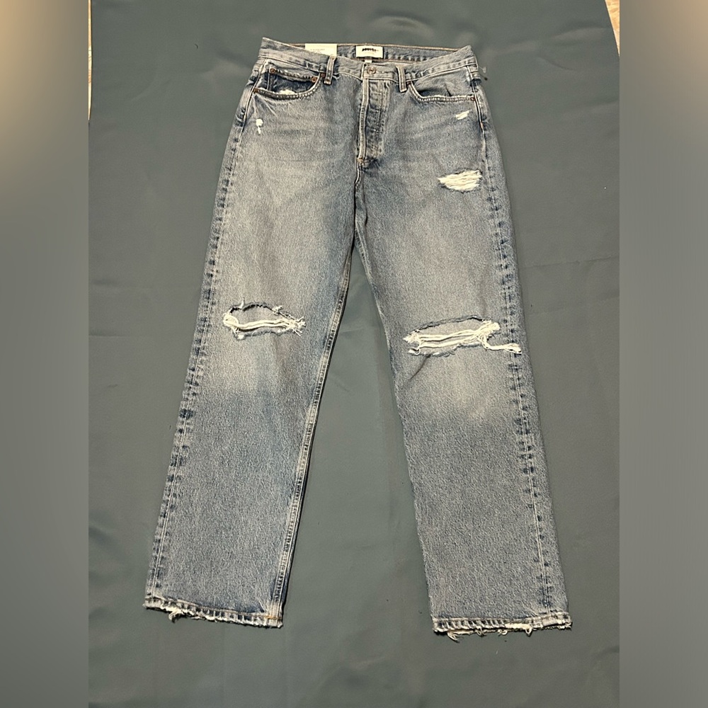 AGOLDE Women's 90s Mid-Rise Loose Straight Fit Jeans  Size 29  New